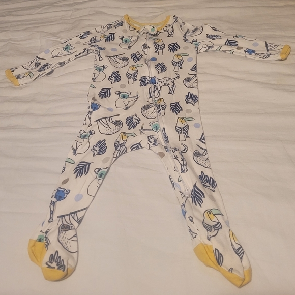 Baby boys Set of 3 footed pajamas - Picture 6 of 10